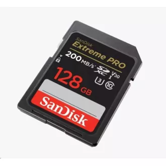 SanDisk SDXC-Karte 128GB Extreme PRO (200 MB/s Klasse 10, UHS-I U3 V30)