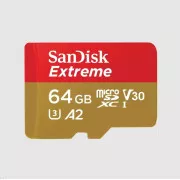 SanDisk micro SDXC Karte 64GB Extreme (170 MB/s Klasse 10, UHS-I U3 V30)   Adapter