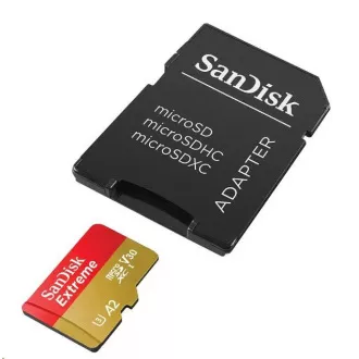 SanDisk micro SDXC Karte 64GB Extreme (170 MB/s Klasse 10, UHS-I U3 V30) Adapter SanDisk micro SDXC Karte 64GB Extreme (170 MB/s Klasse 10, UHS-I U3 V30) Adapter