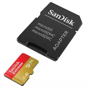 SanDisk micro SDXC Karte 128GB Extreme (190 MB/s Klasse 10, UHS-I U3 V30)   Adapter