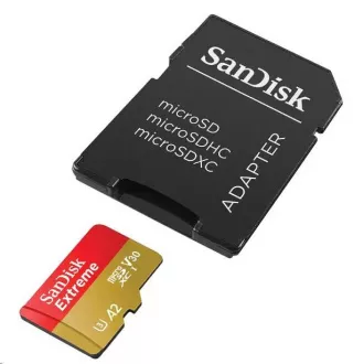 SanDisk micro SDXC Karte 512GB Extreme (190 MB/s Klasse 10, UHS-I U3 V30) Adapter SanDisk micro SDXC Karte 512GB Extreme (190 MB/s Klasse 10, UHS-I U3 V30) Adapter