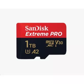 SanDisk micro SDXC Karte 1TB Extreme PRO (200 MB/s Klasse 10, UHS-I U3 V30)   Adapter