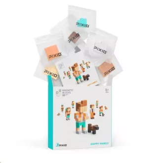 PIXIO Happy Family Magnetbaukasten