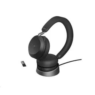 Jabra Evolve2 75 Headset mit Ständer, Link 380a MS, Stereo, schwarz Jabra Evolve2 75 Headset mit Ständer, Link 380a MS, Stereo, schwarz