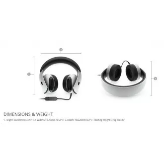 Dell Alienware 510H 7.1 Gaming-Headset - AW510H (Mondlicht) Dell Alienware 510H 7.1 Gaming-Headset - AW510H (Mondlicht)