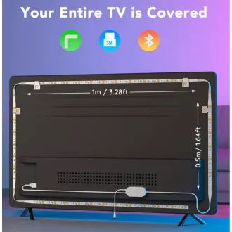 Govee TV 46-60" SMART LED Hintergrundbeleuchtung RGB   Fernbedienung