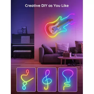 Govee Neon SMART flexibler LED-Streifen - RGBIC Govee Neon SMART flexibler LED-Streifen - RGBIC