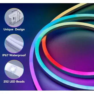 Govee Neon SMART flexibler LED-Streifen - RGBIC Govee Neon SMART flexibler LED-Streifen - RGBIC