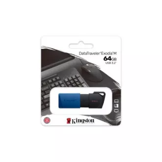 Kingston 64GB USB3.2 Gen 1 DataTraveler Exodia M (Schwarz Blau) Kingston 64GB USB3.2 Gen 1 DataTraveler Exodia M (Schwarz Blau)