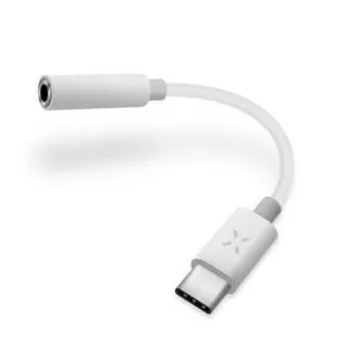 FIXED USB-C auf 3,5 mm Klinkenreduzierung mit DAC-Chip, weiß FIXED USB-C auf 3,5 mm Klinkenreduzierung mit DAC-Chip, weiß