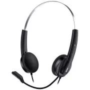 GENIUS Kopfhörer HS-220U/ USB/ schwarz-silber