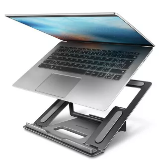 AXAGON STND-L, Metallständer für Laptops 10"-17,3", 4fach höhenverstellbar, grau