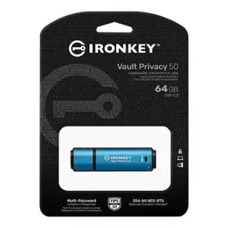 Kingston 64GB IronKey Vault Privacy 50 AES-256 verschlüsselt, FIPS 197