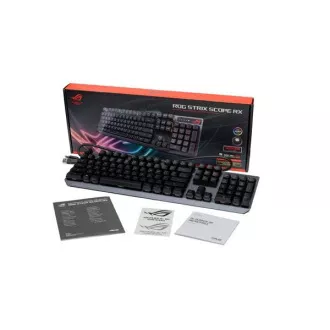 ASUS Tastatur ROG STRIX SCOPE RX, mechanisch, CZ/SK, schwarz ASUS Tastatur ROG STRIX SCOPE RX, mechanisch, CZ/SK, schwarz