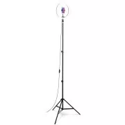 CONNECT IT Selfie12Ring kreisförmige 12" LED-Leuchte   Stativ 2, 1 m