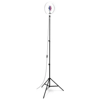 CONNECT IT Selfie12Ring kreisförmige 12" LED-Leuchte Stativ 2, 1 m CONNECT IT Selfie12Ring kreisförmige 12" LED-Leuchte Stativ 2, 1 m