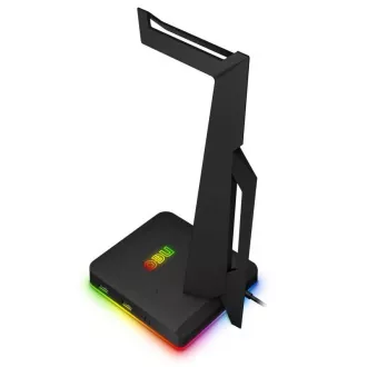CONNECT IT NEO Stand-It RGB Kopfhörerständer   USB-Hub, schwarz