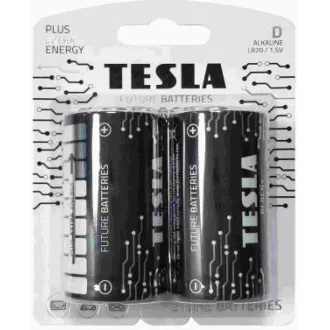 TESLA BATTERIEN D SCHWARZ  (LR20 / BLISTERFOLIE 2 STK)