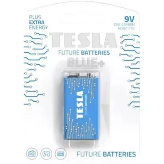 TESLA BATTERIEN 9V BLAU  (6F22 / BLISTERFOLIE 1 STK)