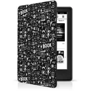 CONNECT IT Hülle für Amazon Kindle 2021 (11. Generation), DOODLE schwarz