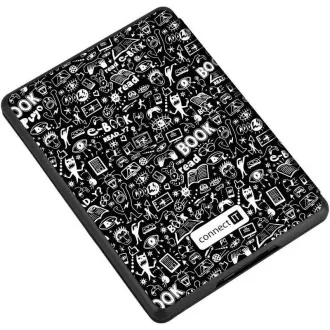 CONNECT IT Hülle für Amazon Kindle 2021 (11. Generation), DOODLE schwarz