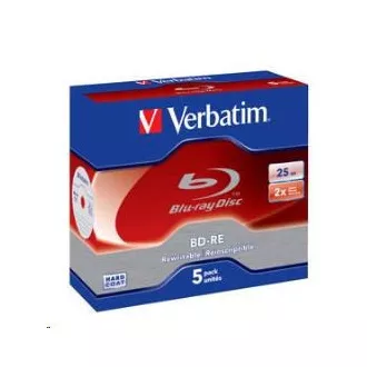 VERBATIM BD-RE (5er-Pack) Blu-Ray / Jewel / 2x / 25GB VERBATIM BD-RE (5er-Pack) Blu-Ray / Jewel / 2x / 25GB