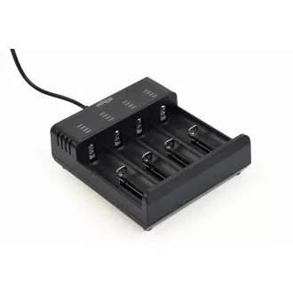 GEMBIRD Batterieladegerät BC-USB-02, 4 Stück, Ni-MH   Li-Ion