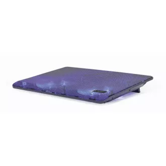 GEMBIRD Laptop-Ständer NBS-2F15-05, für Laptops bis zu 15, 6", LED, schwarz
