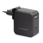 GEMBIRD Universal-Adapter NPA-PD60-01 für Notebooks, Typ-C PD, USB, 60W