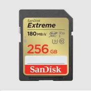 SanDisk SDXC-Karte 512GB Extreme (190 MB/s Klasse 10, UHS-I U3 V30)