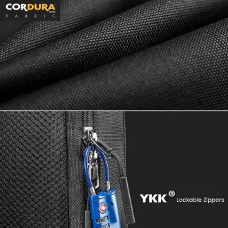 tomtoc Backpack - Rucksack für bis zu 16" Laptop, 15 L, schwarz