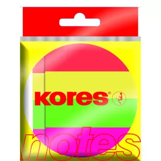 Selbstklebeblock 50x20mm 4 Neonfarben 4x50 Blatt Kores Selbstklebeblock 50x20mm 4 Neonfarben 4x50 Blatt Kores