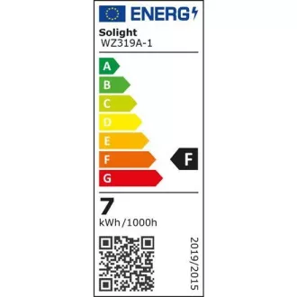 Solight LED-Lampe, Spot, 7W, GU10, 4000K, 595lm, weiß