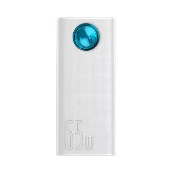 Baseus Amblight Powerbank mit Digitalanzeige QC 30000mAh Overseas Edition Typ-C/Typ-C Kabel 100W 1m, weiß Baseus Amblight Powerbank mit Digitalanzeige QC 30000mAh Overseas Edition Typ-C/Typ-C Kabel 100W 1m, weiß