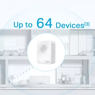 TP-Link Tapo H100 WiFi Smart IoT Hub Tapo mit Rufton (2, 4GHz, Matter zertifiziert)