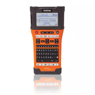 BROTHER tragbarer Etikettendrucker PT-E550WNIVP, Wi-Fi, LCD, 7 Zeilen