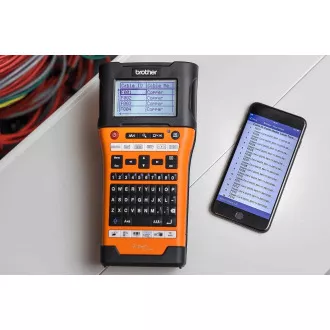 BROTHER tragbarer Etikettendrucker PT-E550WNIVP, Wi-Fi, LCD, 7 Zeilen