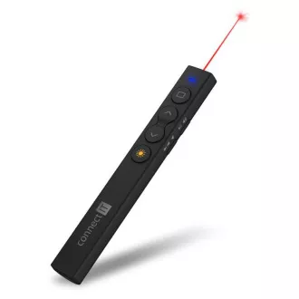 CONNECT IT Laserpointer wiederaufladbar, schwarz