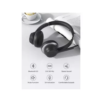 MPOW HC5 Business Headset - schnurloses Headset, schwarz MPOW HC5 Business Headset - schnurloses Headset, schwarz