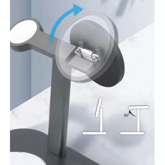 COTEetCI MagSafe 3in1 AirPods/iPhone/Apple Watch Ständer und Ladestation WS-36, silber COTEetCI MagSafe 3in1 AirPods/iPhone/Apple Watch Ständer und Ladestation WS-36, silber