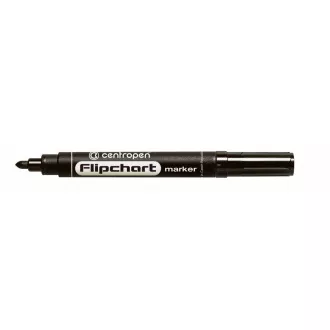 Marker Centropen 8550 für Flipchart schwarz zylindrische Spitze 2,5 mm