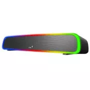 GENIUS USB SoundBar 200BT Lautsprecher/ Bluetooth/ 3, 5" Klinke/ 4W/ RGB/ schwarz