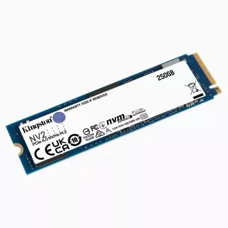 Kingston SSD 250GB NV2 M.2 2280 NVMe™ PCIe Gen (R: 3000MB/s; W: 1300MB/s)