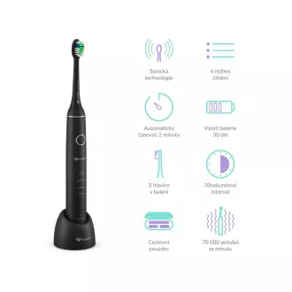 TrueLife SonicBrush Kompakt Schwarz
