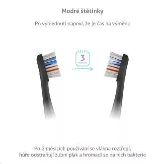 TrueLife SonicBrush K150 UV-Köpfe Whiten Plus schwarz 2er-Pack
