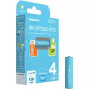 PANASONIC HR03 AAA 4LCCE/4BE ENELOOP LITE N, 550 mAh (Blistr 4pcs)