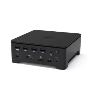 PORT Dockingstation 8in1, USB-C/A, 2x 2K, Dual Video, HDMI, Ethernet, 3,5mm Klinke