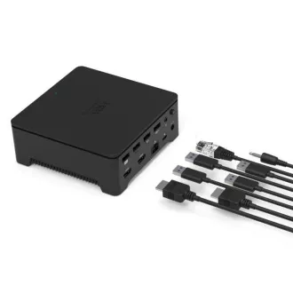 PORT Dockingstation 8in1, USB-C/A, 2x 2K, Dual Video, HDMI, Ethernet, 3,5mm Klinke