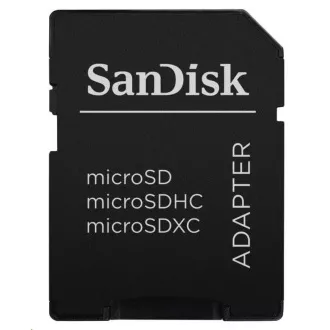SanDisk MicroSDXC 64GB Ultra (140 MB/s, A1 Klasse 10 UHS-I)   Adapter