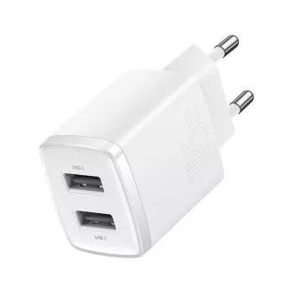 Baseus Kompakt-Ladegerät 2U 10.5W weiß